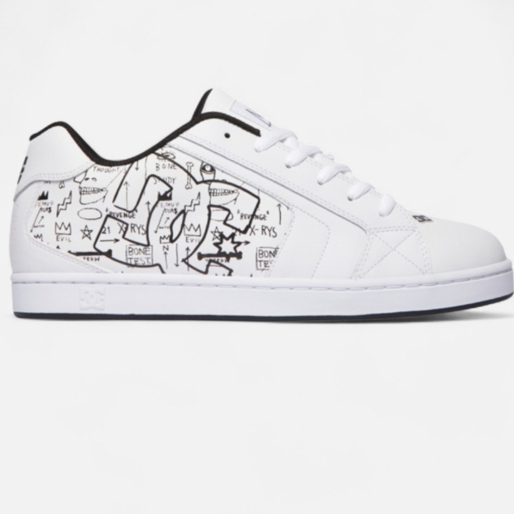 Rare NIB Mens Limited Edition DC X Jean Michel Basquiat Shoes Sz.10